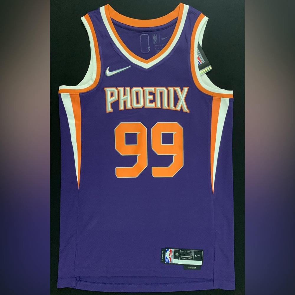 Rare NWT Nike Jae Crowder Phoenix Suns #99 Purple Icon Swingman Jersey 40 Mens S